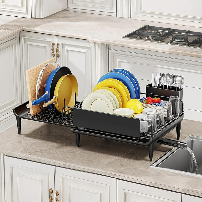 Urackify Expandable Dish Drying Rack - Image 2