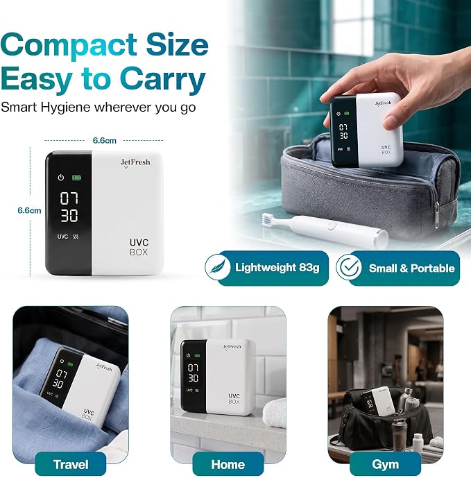 Jetfresh UV Toothbrush Sanitizer Holder & Cleaner - Image 6