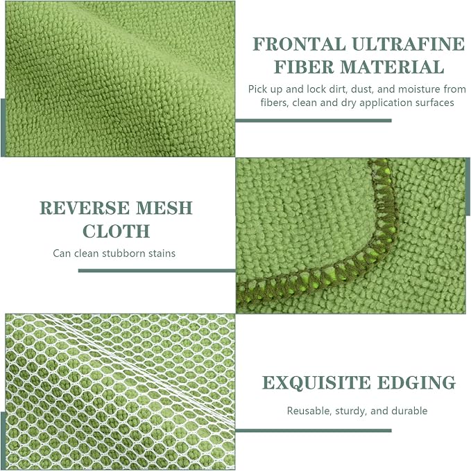 SINLAND Dish Cloth for Washing Dishes Kitchen Washcloth Cleaning Cloth - Image 4