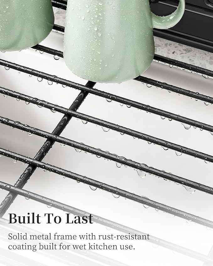 SAYZH Expandable Dish Drying Rack - Image 7