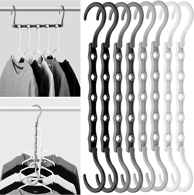 Mr. Pen- Space Saving Hangers, 360° Rotating Hooks | Magic Cascading Hanger by MrPen