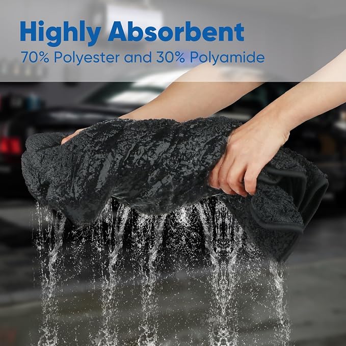 HOMEXCEL Car Drying Towel, SUV | Professional Microfiber Drying Towels - Image 3