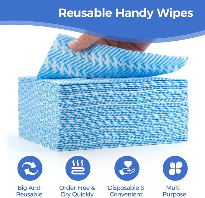 Reusable Cleaning Cloths Handi Wipes Reusable Cloths Disposabel Dish Towels Dry - Image 2