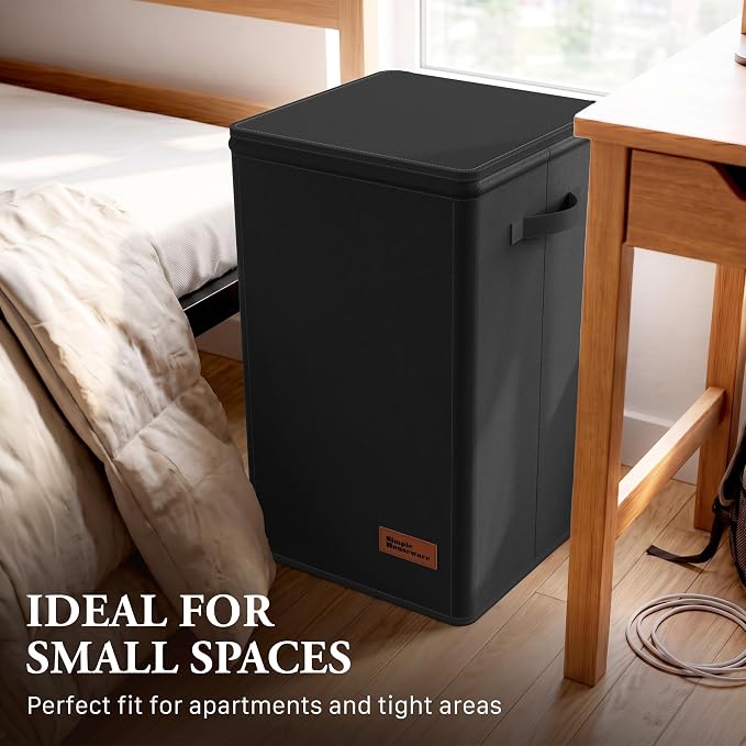 Simple Houseware Foldable Laundry Hamper Basket - Image 7