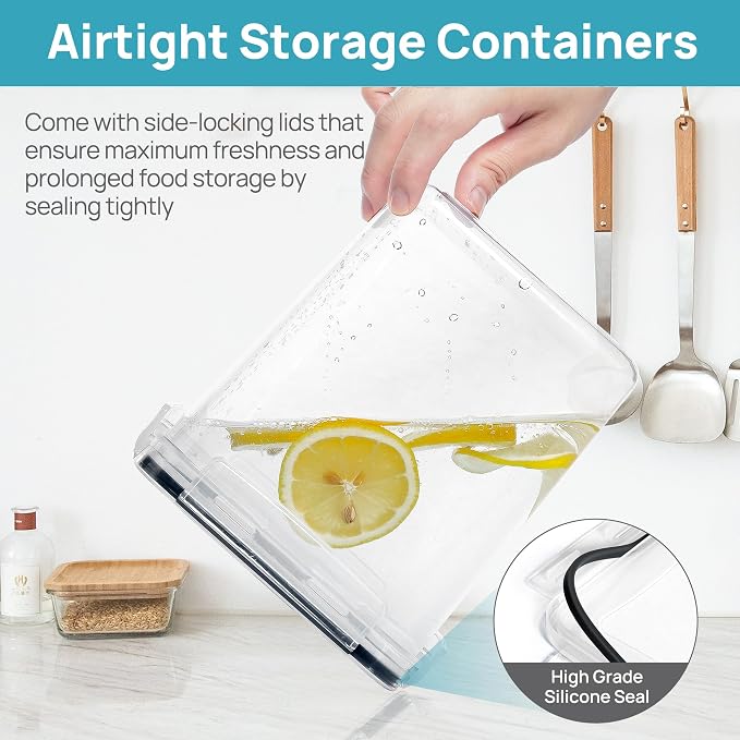 Vtopmart 10 PCS Flour and Sugar Storage Container Sets - Image 4