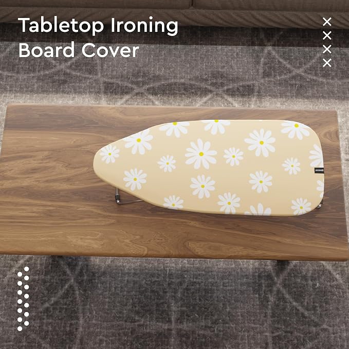 Encasa XO Ironing Board Cover and Pad, Thick Felt 28"x12" - Image 7