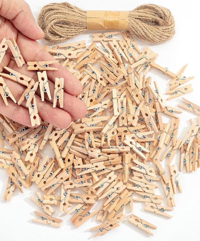 Mr. Pen- Mini Wooden Clothes Pins by MrPen
