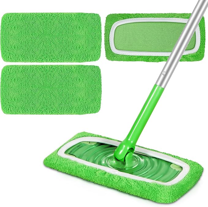 Reusable Microfiber Mop Pads Compatible by ZHAYAO