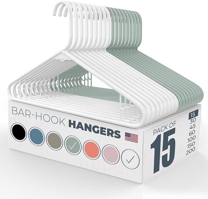 Plastic Hangers 15 Pack by NeatiesHangers