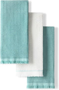 KitchenAid Gourmet Series Gridlines Kitchen Towels 3-Pack Set, 100% Cotton by KitchenAid