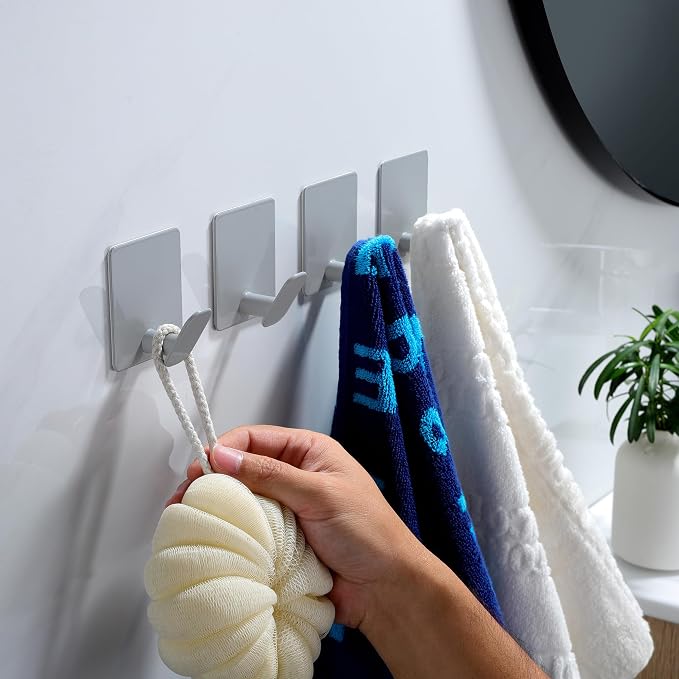 Adhesive Colorful Hanging Hooks - Image 3