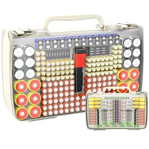 Battery Organizer Storage Case by APTBYTE