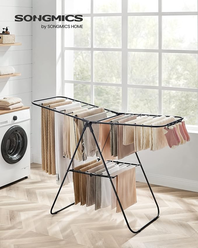 SONGMICS Clothes Drying Rack, - Image 2