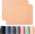 CAKETIME 2 Pack Silicone Dish Drying Mat by CAKETIME