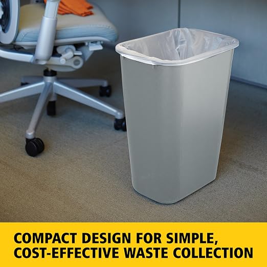 Rubbermaid Commercial Products Deskside Wastebasket/Trash Can, - Image 2
