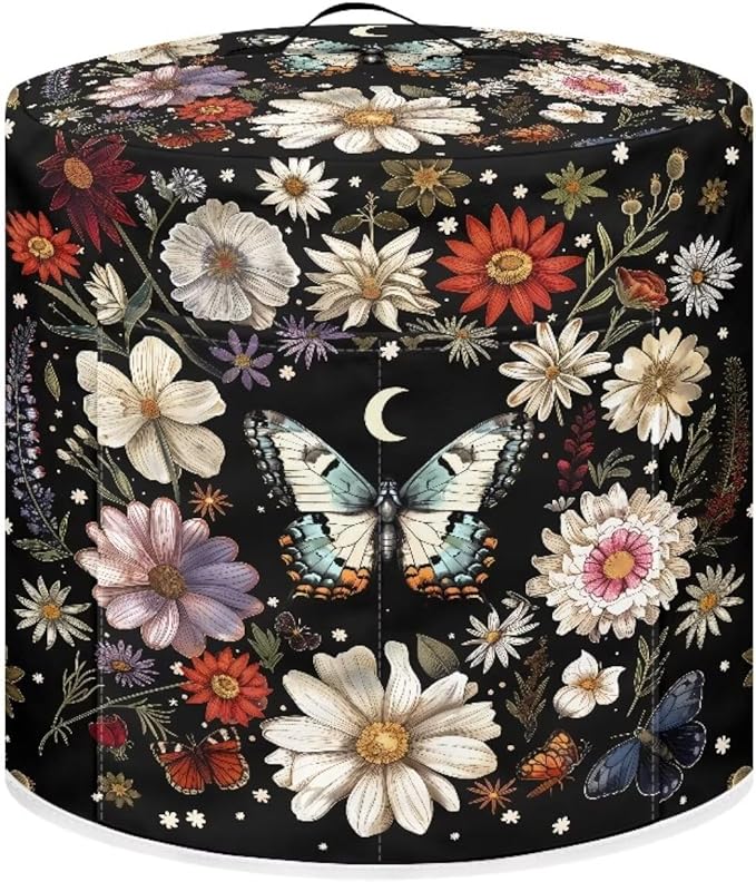 Butterfly Dust Cover Instant Pot Heavy Duty Waterproof Dust Pressure Cooker Cover Case for Instant Pot Pressure Cooker Instant Pot Appliance Covers Pressure Cooker Size M