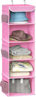 Simple Houseware 5 Shelf Hanging Closet Organizer, Top Support Metal Frame by SimpleHouseware
