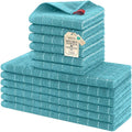 Homaxy Kitchen Towels and Dishcloths Set, Lake Blue by Homaxy