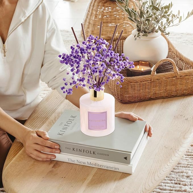 Reed Diffuser - Lavender Garden 6.7 Fl.oz Reed Diffuser Set - Image 5