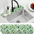 2Pcs Cactus Pattern Kitchen Sink Splash Guard Faucet Mat Tropical Plants by CONCHLERY%E6%97%97%E8%88%B0%E5%BA%97