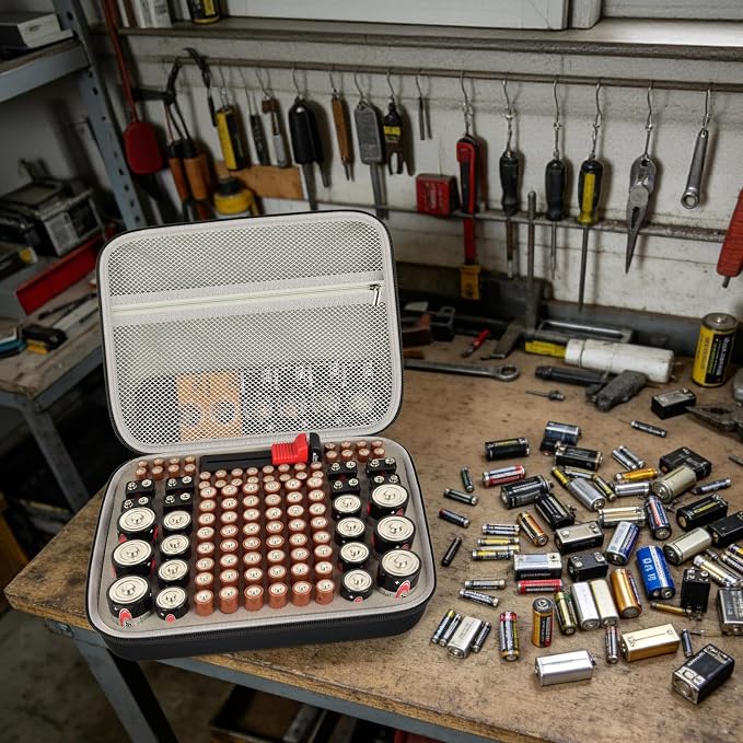 Comecase Battery Organizer Storage Box - Image 9