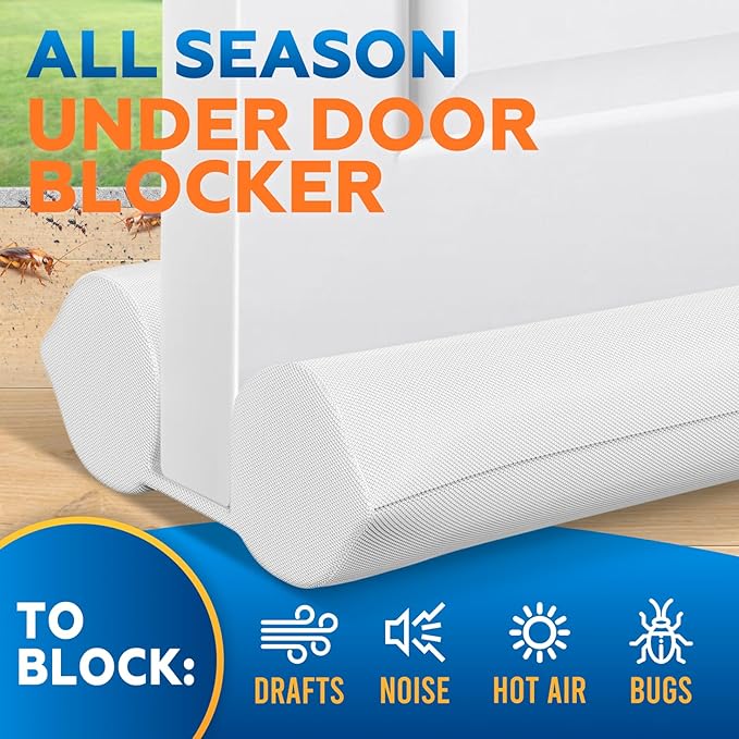 2 Pack Under Door Draft Stopper - Image 2