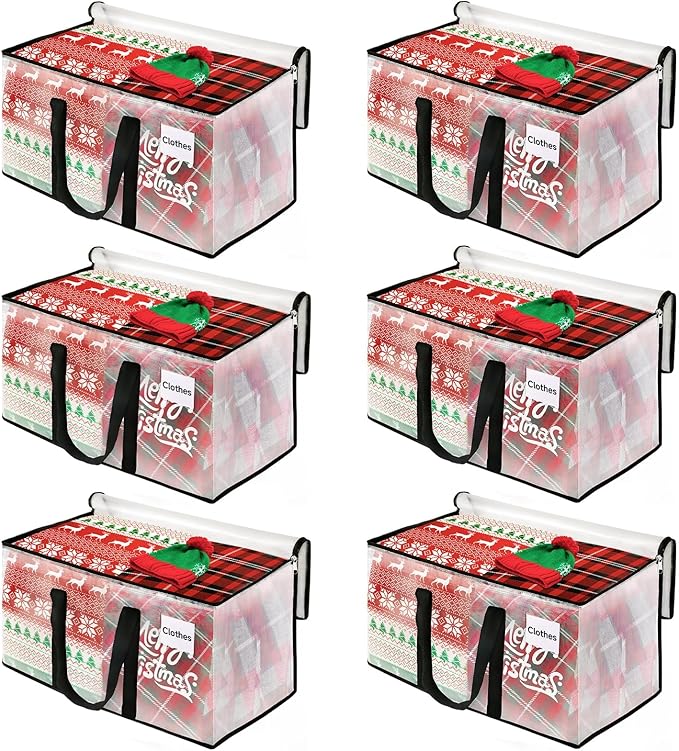BlissTotes Moving Bags, 125L 6-Pack Storage Bags, Moving Boxes | Moving Box by BlissTotes