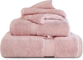SUPERIOR Egyptian Cotton Ultra Plush & Absorbent, 3 Piece Set, Tea Rose | Quick by SUPERIOR