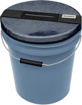GALVANOX Mesh Lid for 5 Gallon Bucket, Compatible with Loadout Buckets - Boat Trash Can Cover for Fishing and Boating