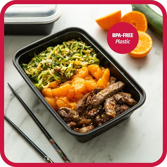 GoodCook Meal Prep Containers, Single Compartment 10-Pack | BPA-Free Reusable - Image 11