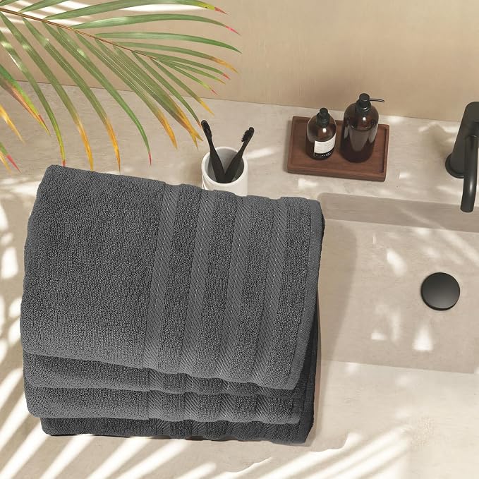 Hearth & Harbor Bath Towels for Bathroom - Image 3