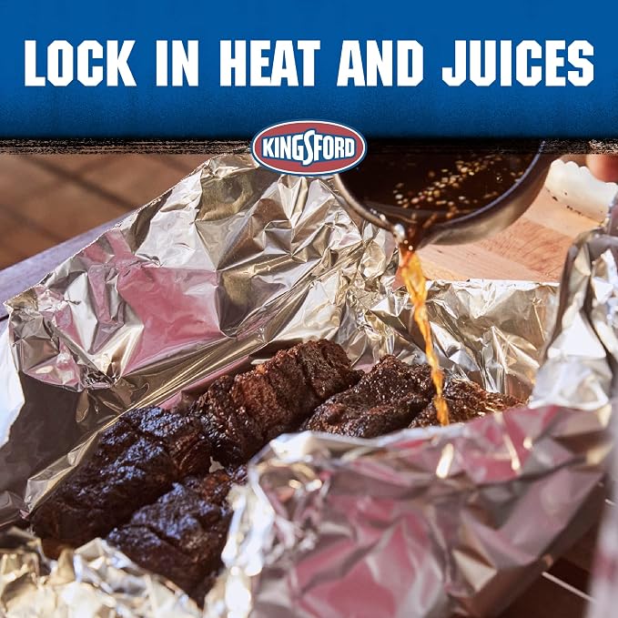 Kingsford Heavy Duty Standard Aluminum Foil Roll, 45 Sq Ft - Image 2