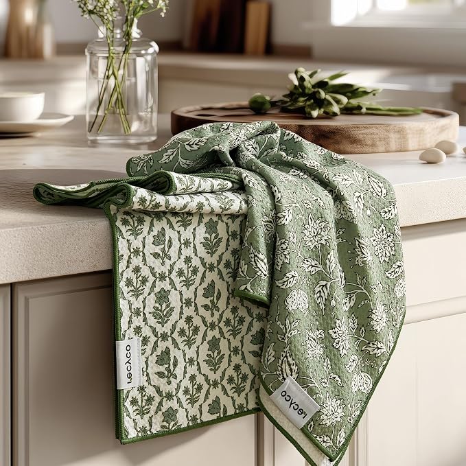RECYCO Waffle Kitchen Towel Set of 2 by RECYCOHOMECOLLECTION