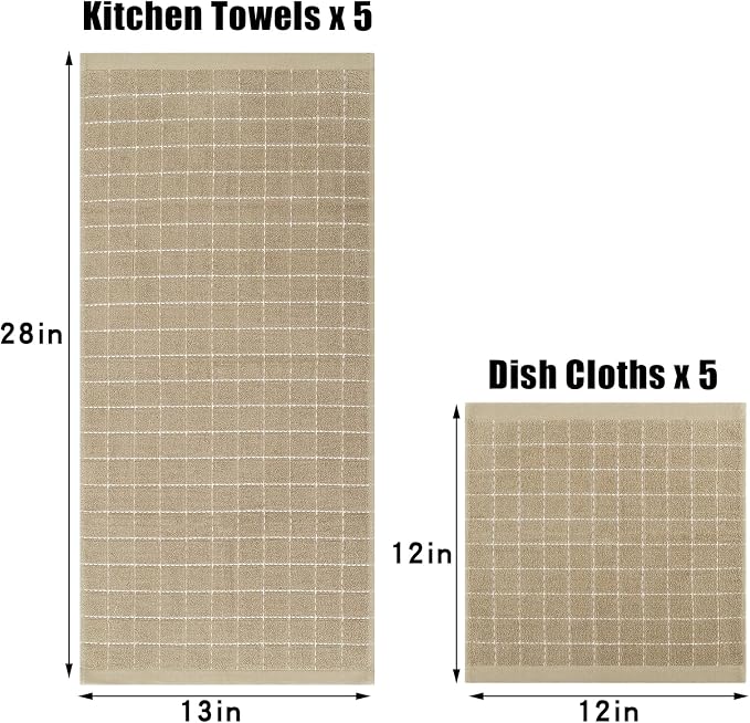 Homaxy Kitchen Towels and Dishcloths Set - Image 4