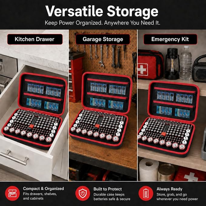 Comecase Battery Organizer Case - Image 8
