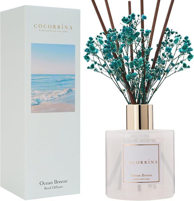 Reed Diffuser - Ocean Breeze Scented Diffuser by COCORR%C3%8DNA