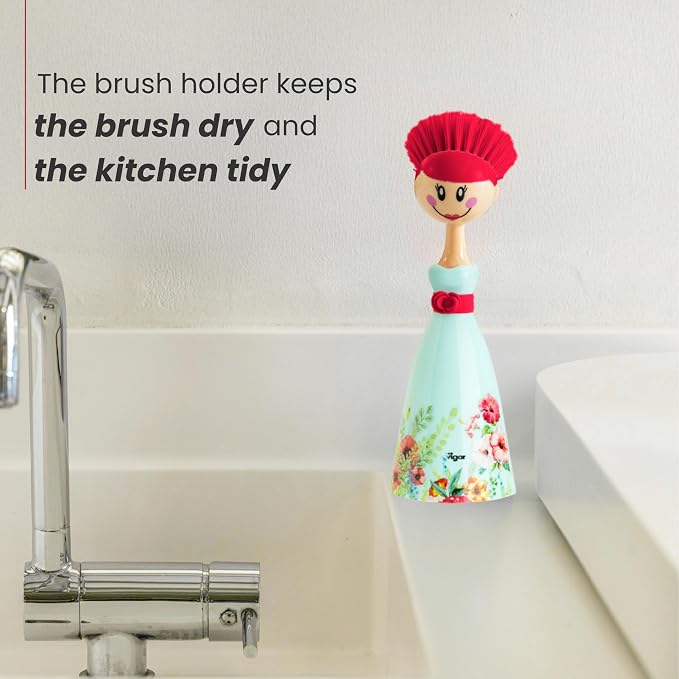 Vigar Dolls Dish Brush with Holder - Image 6