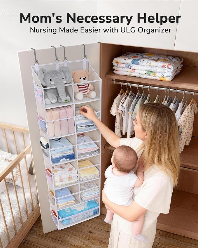 ULG Over the Door Organizer, 6-Tier Hanging Storage - Image 6
