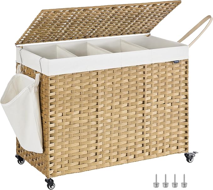 SONGMICS Rolling Laundry Hamper by Unknown