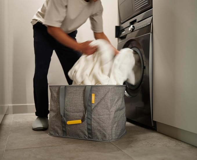 Joseph Joseph Hold-All Max Collapsible 55L/14.5 Gallon Washing Laundry Basket - Image 6