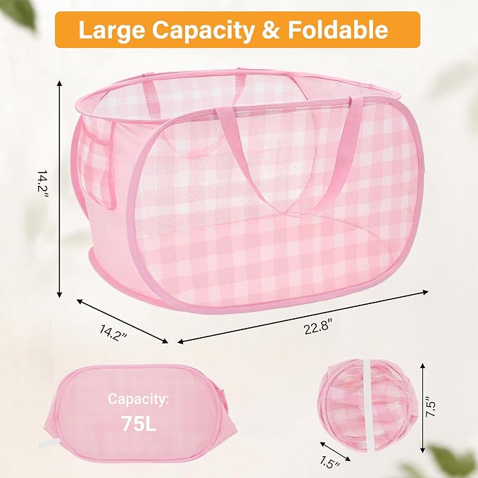 Sturdy Collapsible Laundry Baskets - Image 3