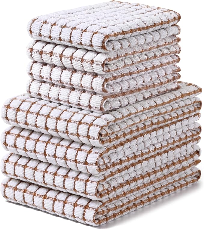 Homaxy Kitchen Towels and Dishcloths Set by Homaxy