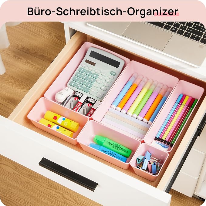 Vtopmart 25 Pack Plastic Drawer Organizers - Image 6