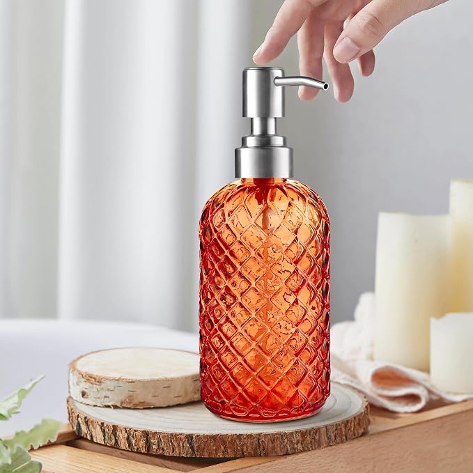 Kaishun Refillable Glass Soap Dispenser - Image 5