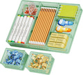 Marbrasse Mesh Desk Drawer Organizer Tray 3 Packs, 9 Adjustable Compartments by Marbrasse
