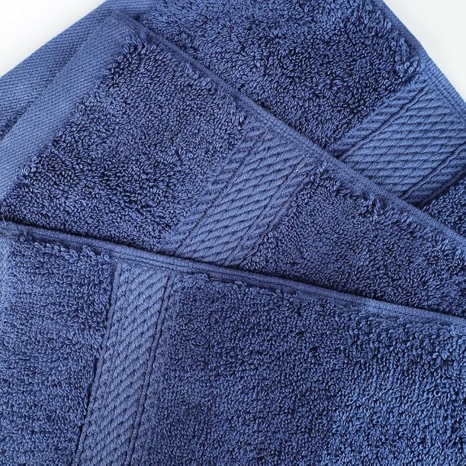 Superior Egyptian Cotton Plush & Absorbent, Face Towel Set of 6, Soft Luxury - Image 5