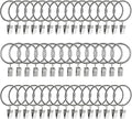 Lansian 44 Pack Curtain Rings by Lansian