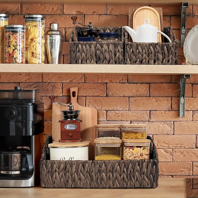 Pantry Baskets Organization, Wicker Basket - Image 4