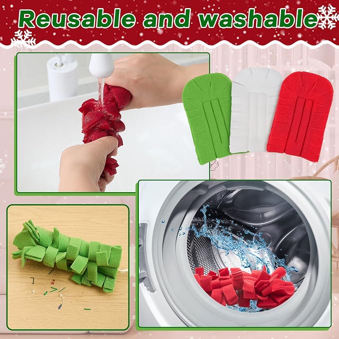 Zubebe 12 Pcs Reusable Duster Refills Fleece - Image 3