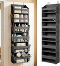 HOMELUX THEORY Over the Door Organizer, 100D Fabric, Dark Gray 1pc by HomeluxTheory